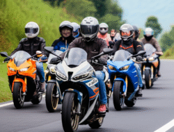 Etika Touring Motor dalam Rombongan Besar