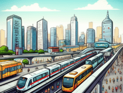 Perkembangan Infrastruktur Transportasi Massal di Kota Metropolitan