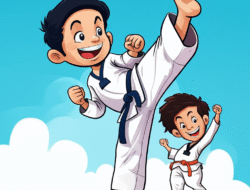 Teknik Dasar Bela Diri Taekwondo dan Manfaatnya bagi Anak-anak