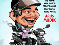 Tips Aman Naik Motor Saat Ramai Arus Mudik